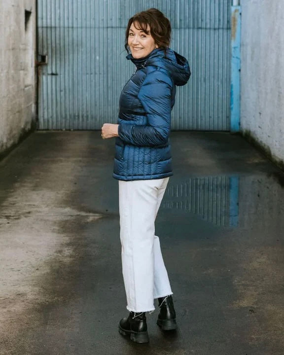 Lynnette Packable Down Jacket / Moonlight