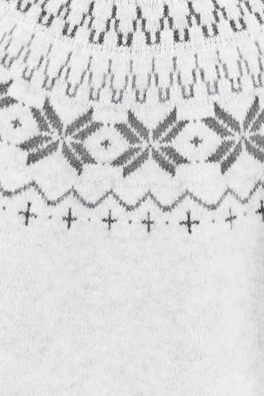 Shetland Oat Marle Fairisle Detail Cardigan / Oat Marle