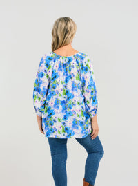 Bridie Top - Bright Ink