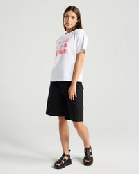 Palermo Tee - White/Red