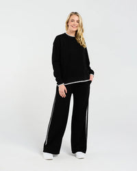 Jamie Lounge Sweatshirt - Black