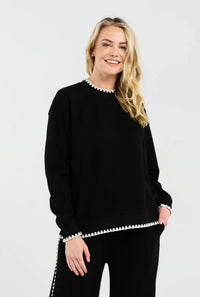 Jamie Lounge Sweatshirt - Black