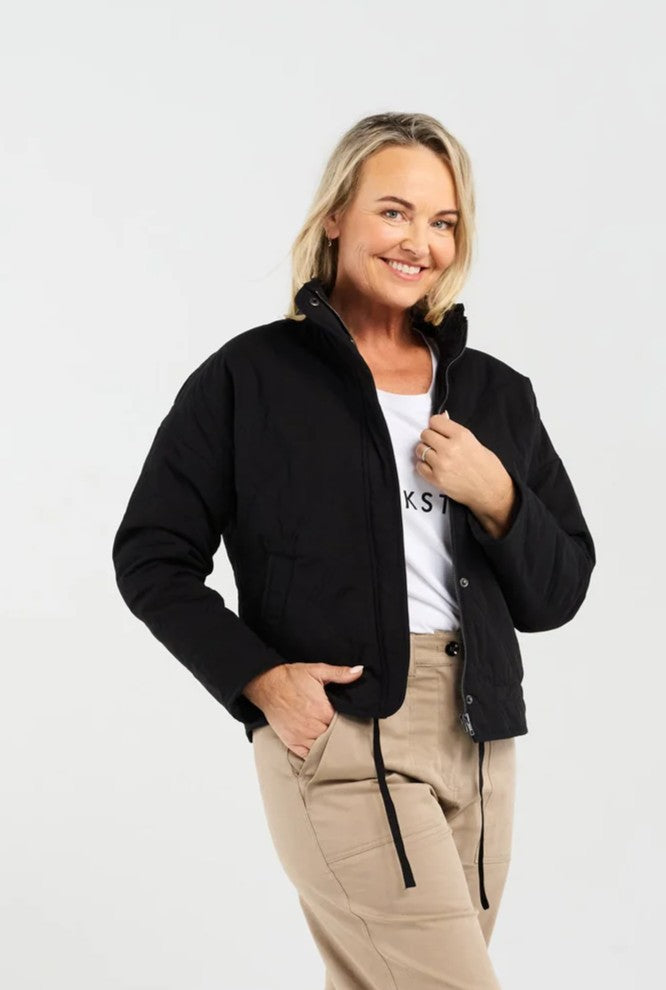 Helene Quilted Jacket - Black