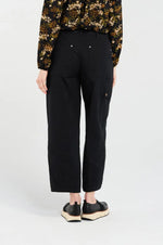 Lexi Stitch Panel Pant - Black