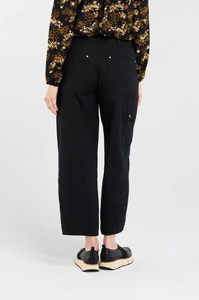 Lexi Stitch Panel Pant - Black