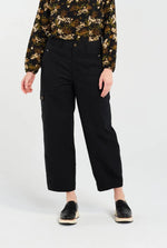 Lexi Stitch Panel Pant - Black