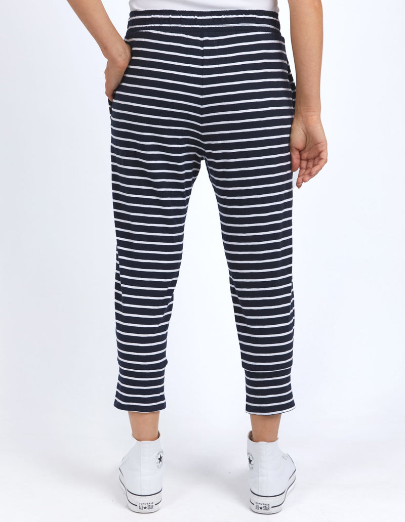 Brunch Pant - Stripe - Navy & White Stripe