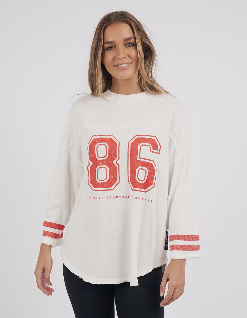 Eighty Six L/S Tee - Vintage White