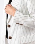 Bala Jacket - Black & White Stripe