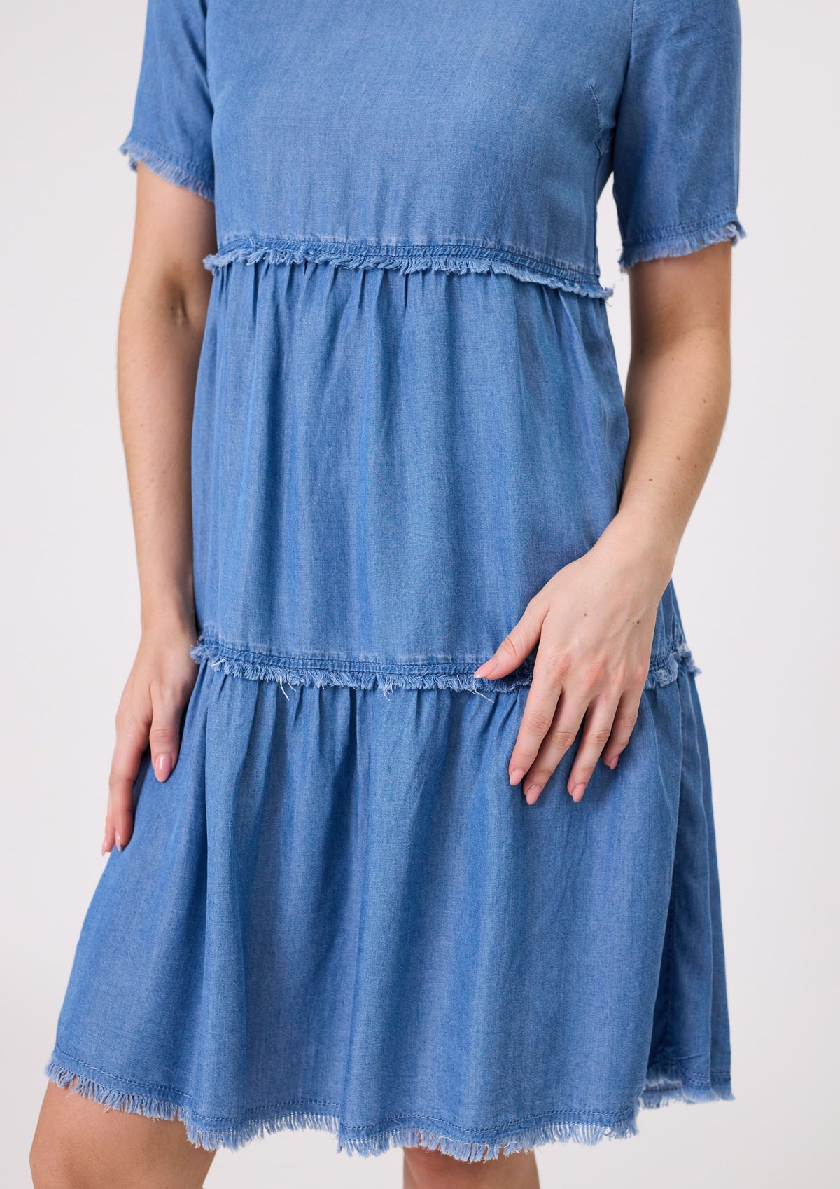 Beatrice Dress - Chambray