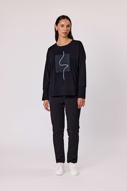 Bella Casual Top - Black