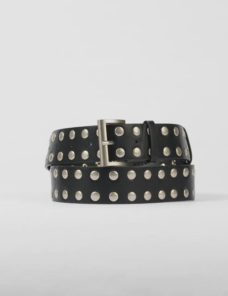 Black Belt with Silver Studs
