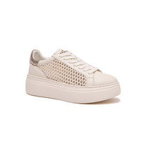 Bibi Leather Mesh Sneaker - Ivory