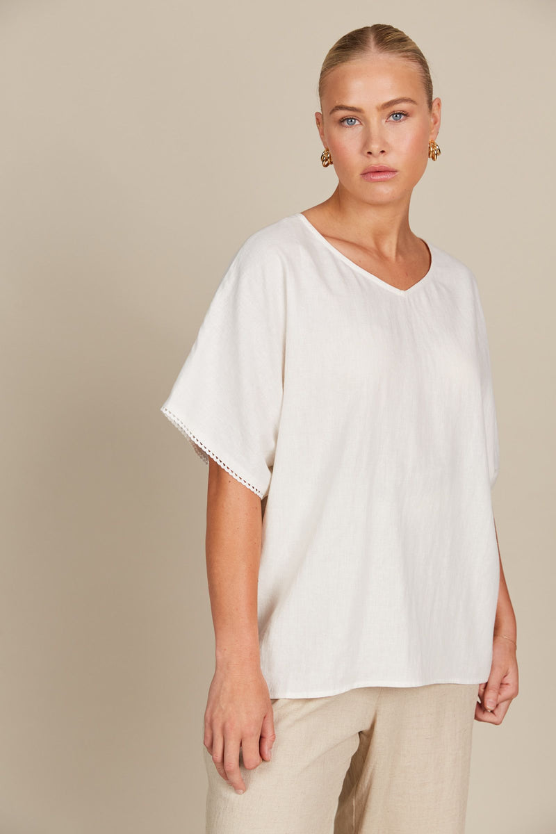 Amelie Relaxed Top - Lotus