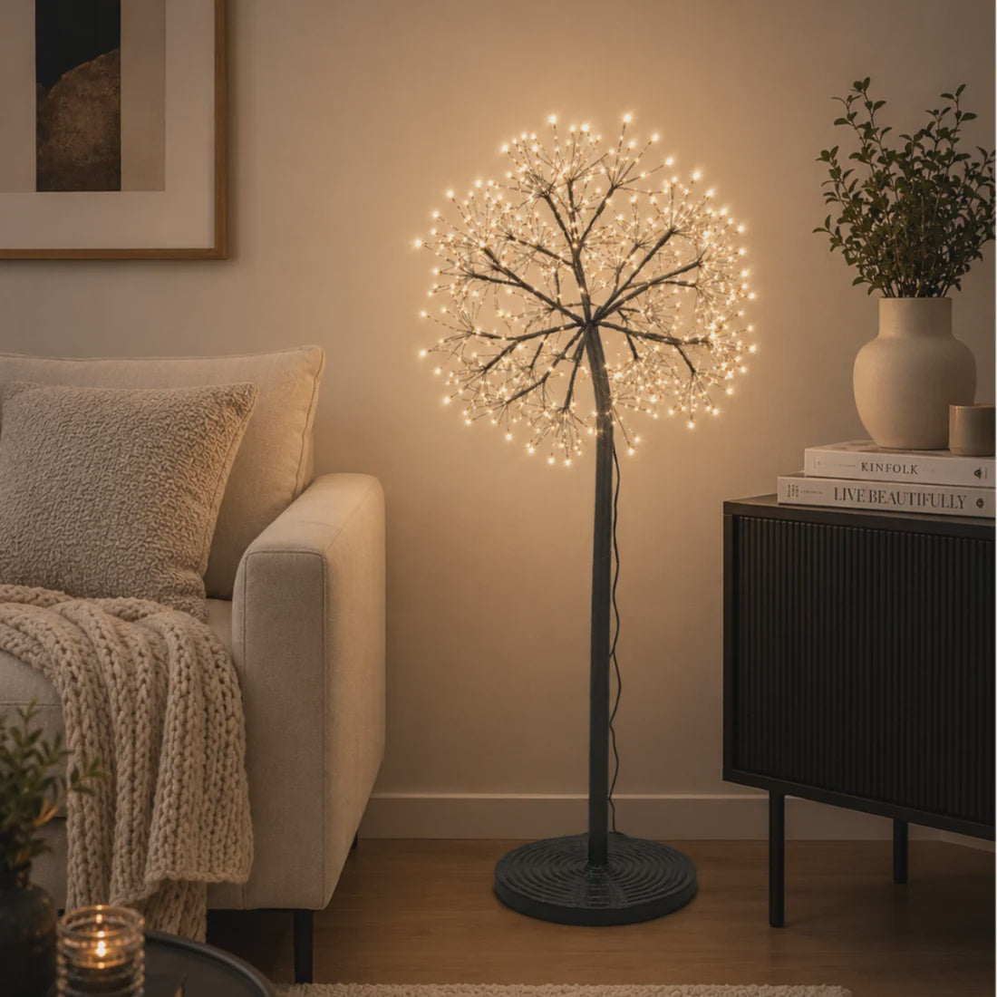 Black Dandelion Tree - 120cm