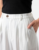 Blaise Pants - Black & White Stripe