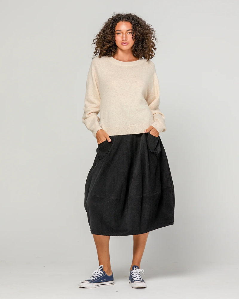Cord Guru Skirt - Black