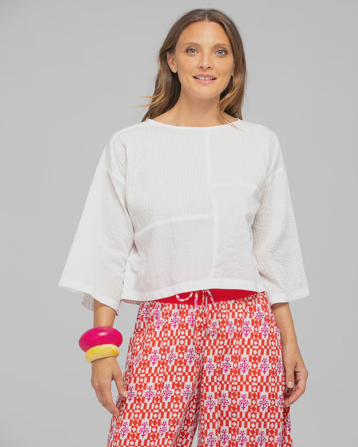 Dimple Top - White