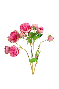 Bourbon Rose Spray - Fushia Pink