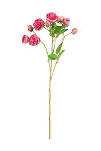 Bourbon Rose Spray - Fushia Pink