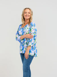Bridie Top - Bright Ink