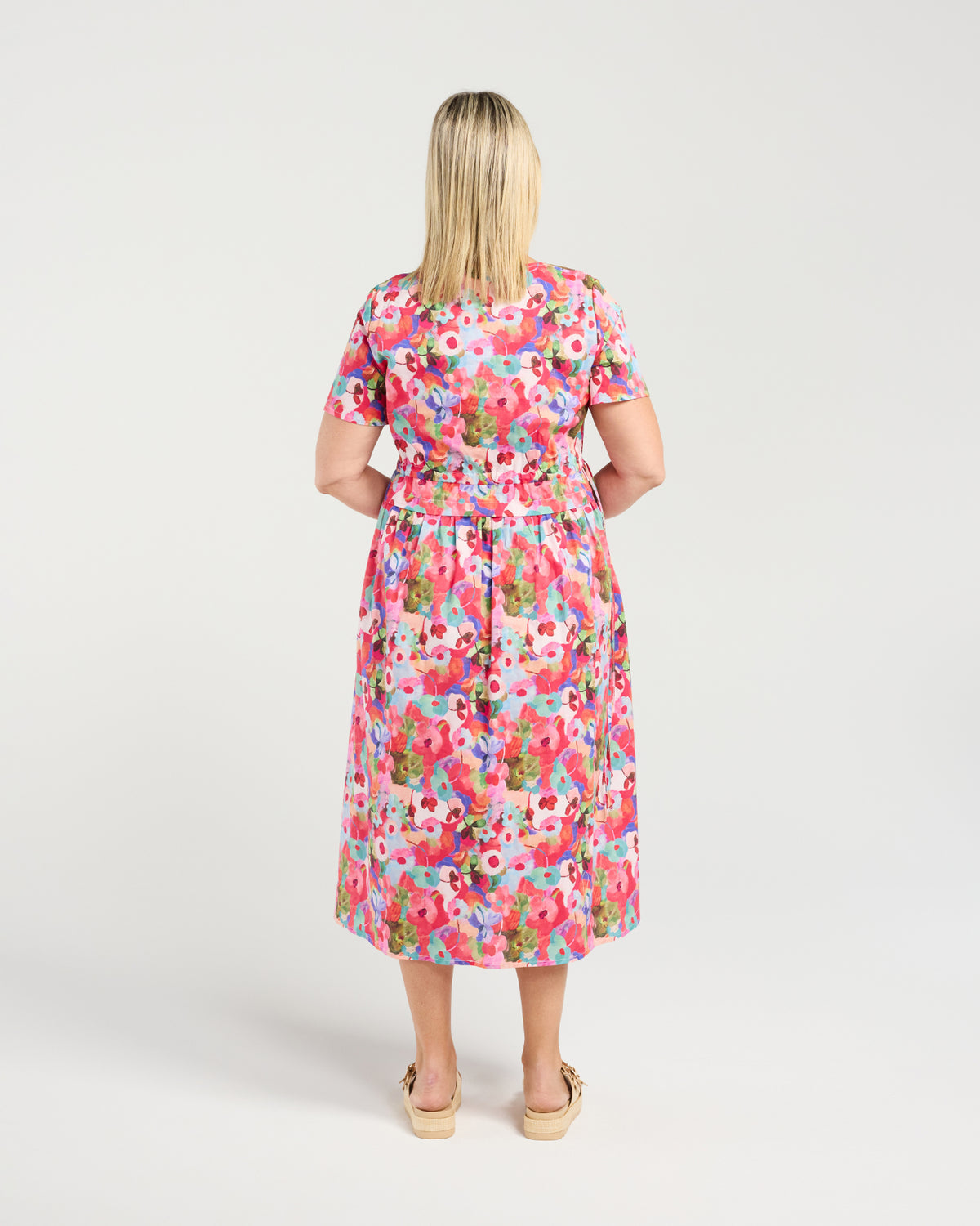Brodie Dress - Floral Pop