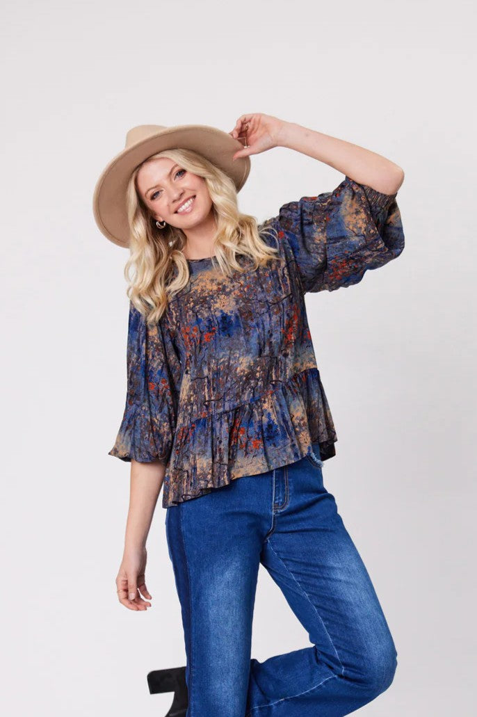 Bronte Top - Blue