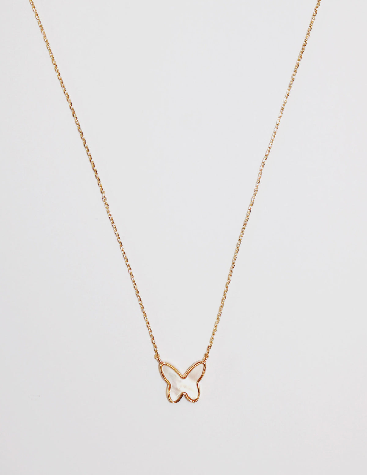 Necklace Mother of Pearl Butterfly