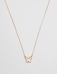 Necklace Mother of Pearl Butterfly
