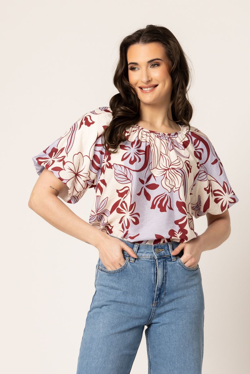 Haven Top / Sky Merlot Magic