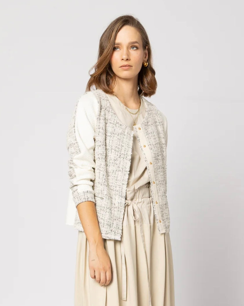 Jack-Car  Jacket - Ivory Combo