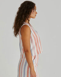Travis Vest / Multi Stripe