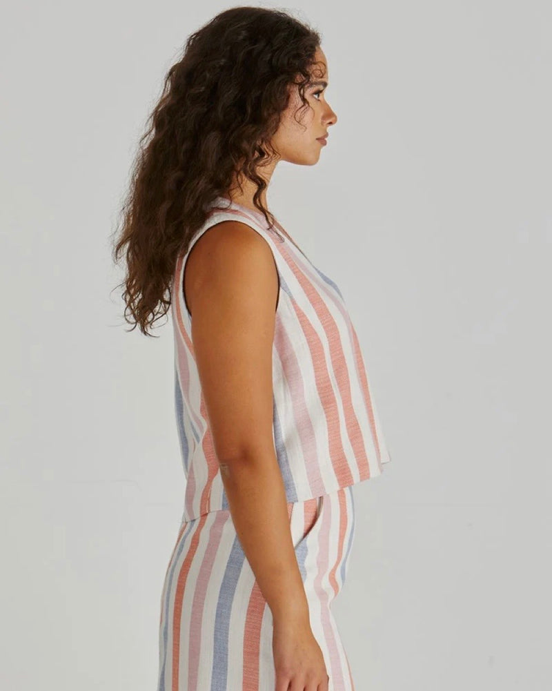 Travis Vest / Multi Stripe