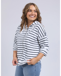 Beachy Zip Hoodie - Stripe