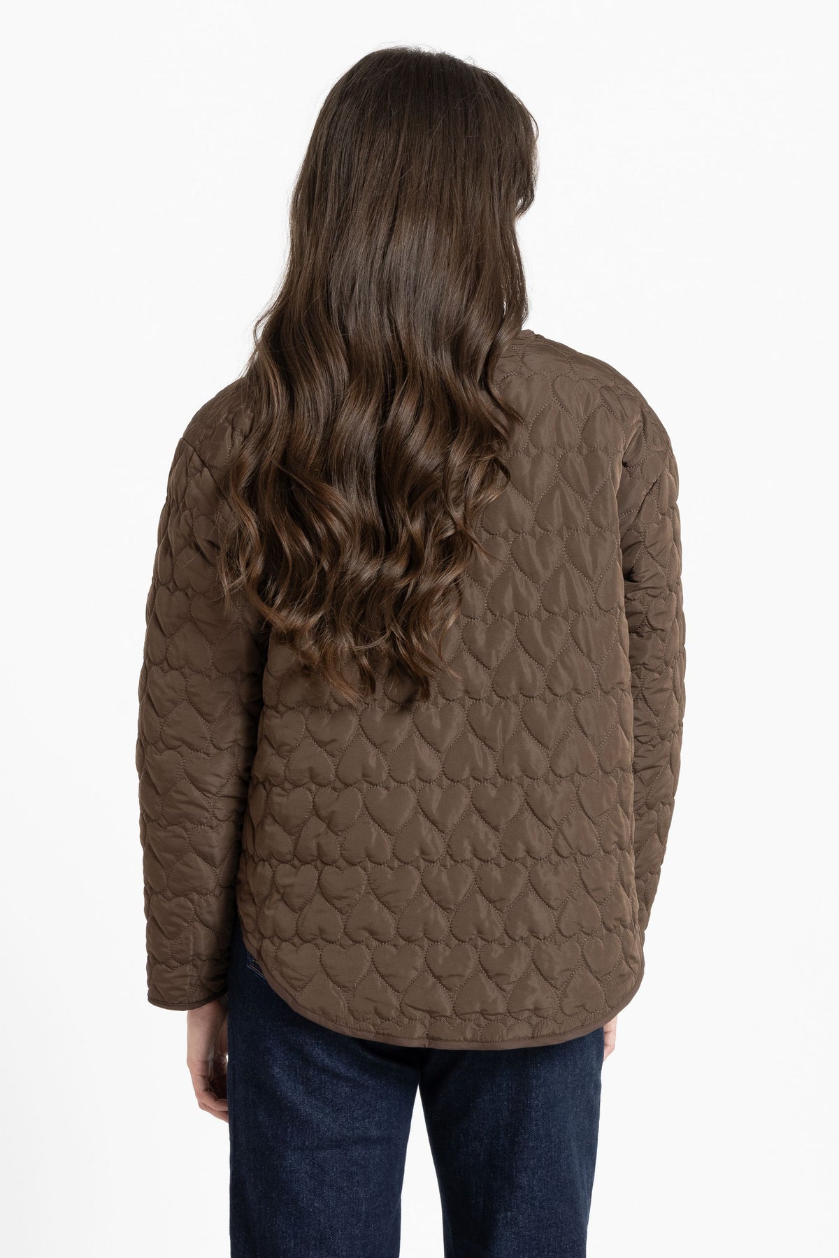 Montreal Quilted Jacket / Choc Heart