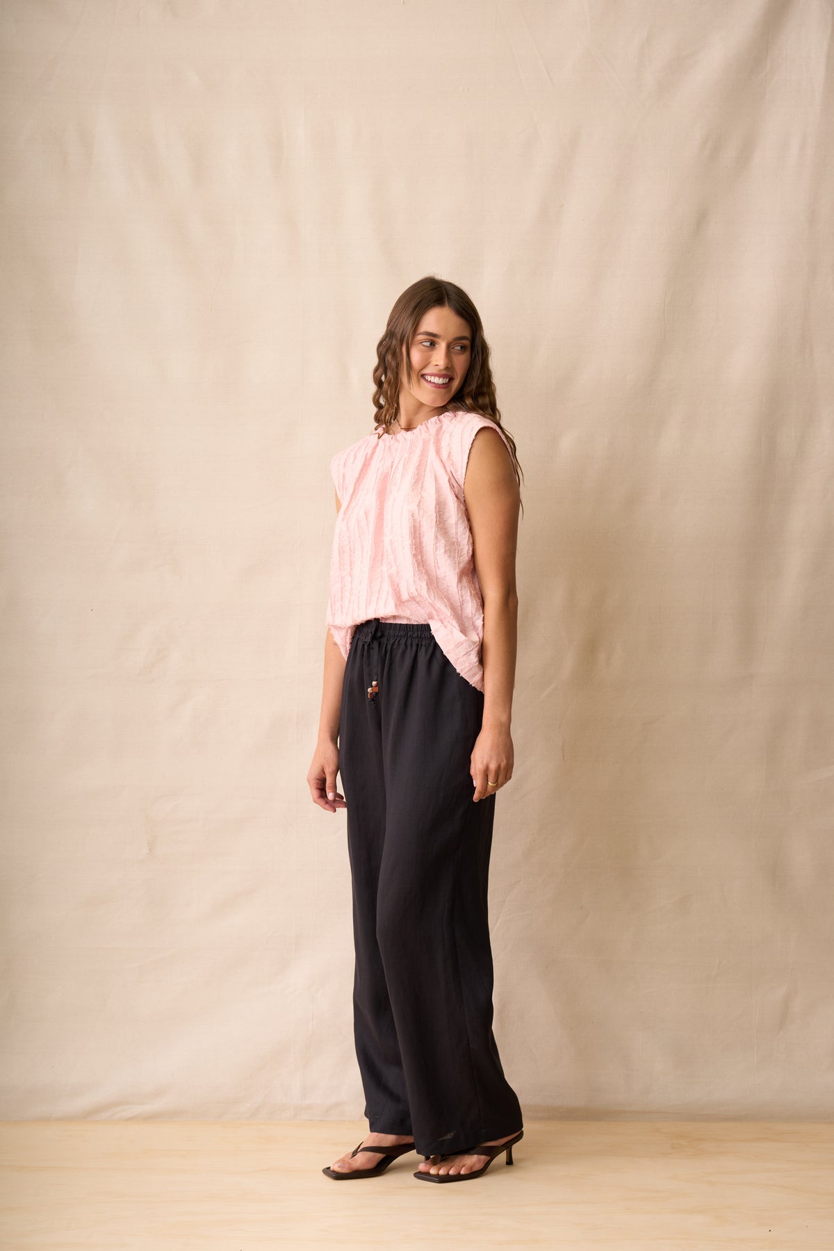 Tie Back Top / Cameo