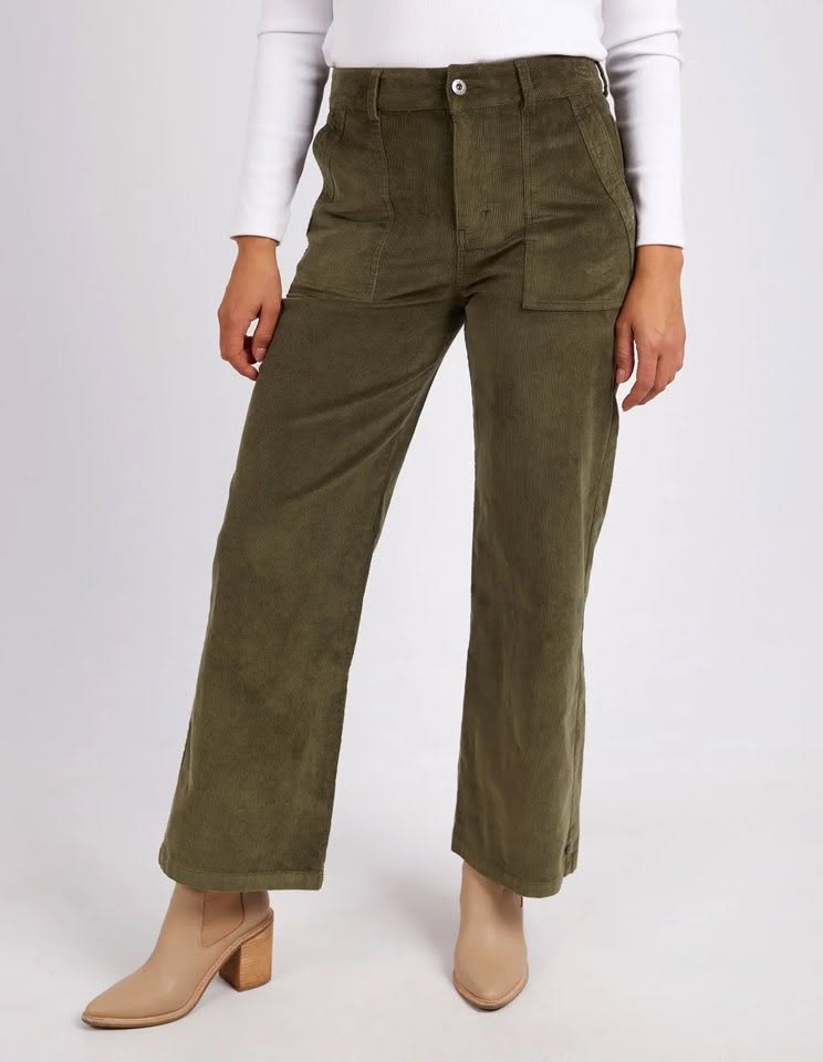 Cassie Cord Pant - Clover