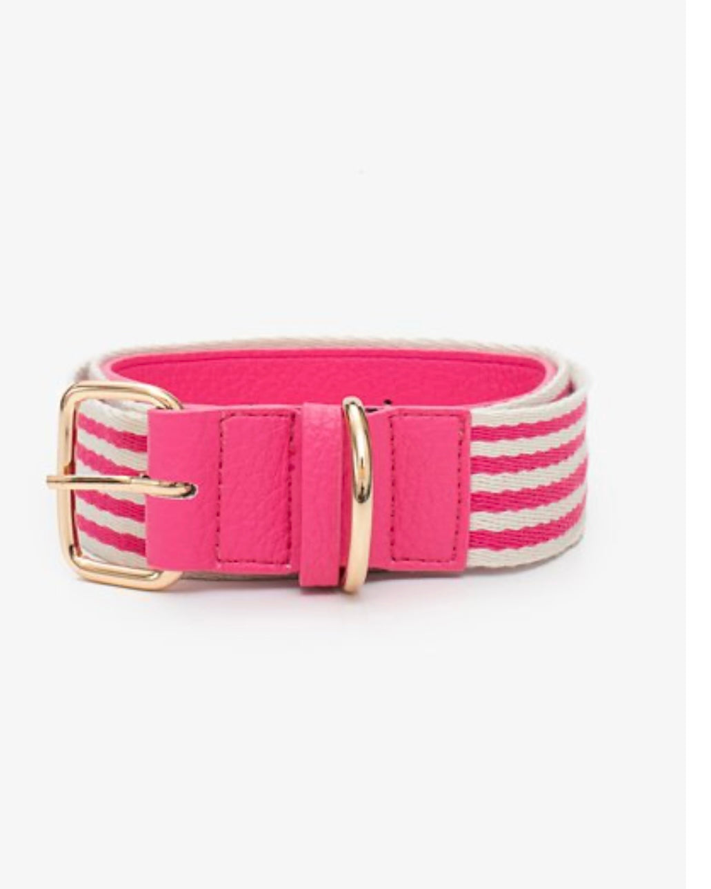 Sadie Stripe Belt - Pink