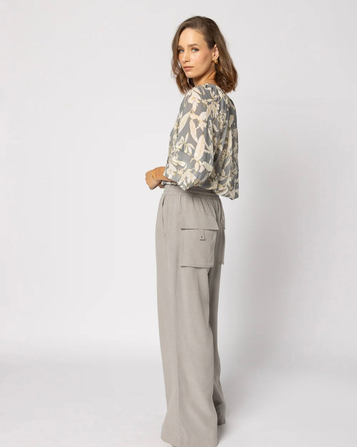 Frond Blouse - Dusk Floral