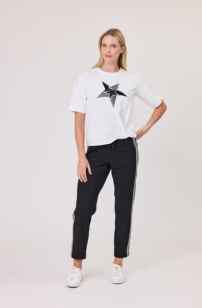 Paige Tee / White With Star