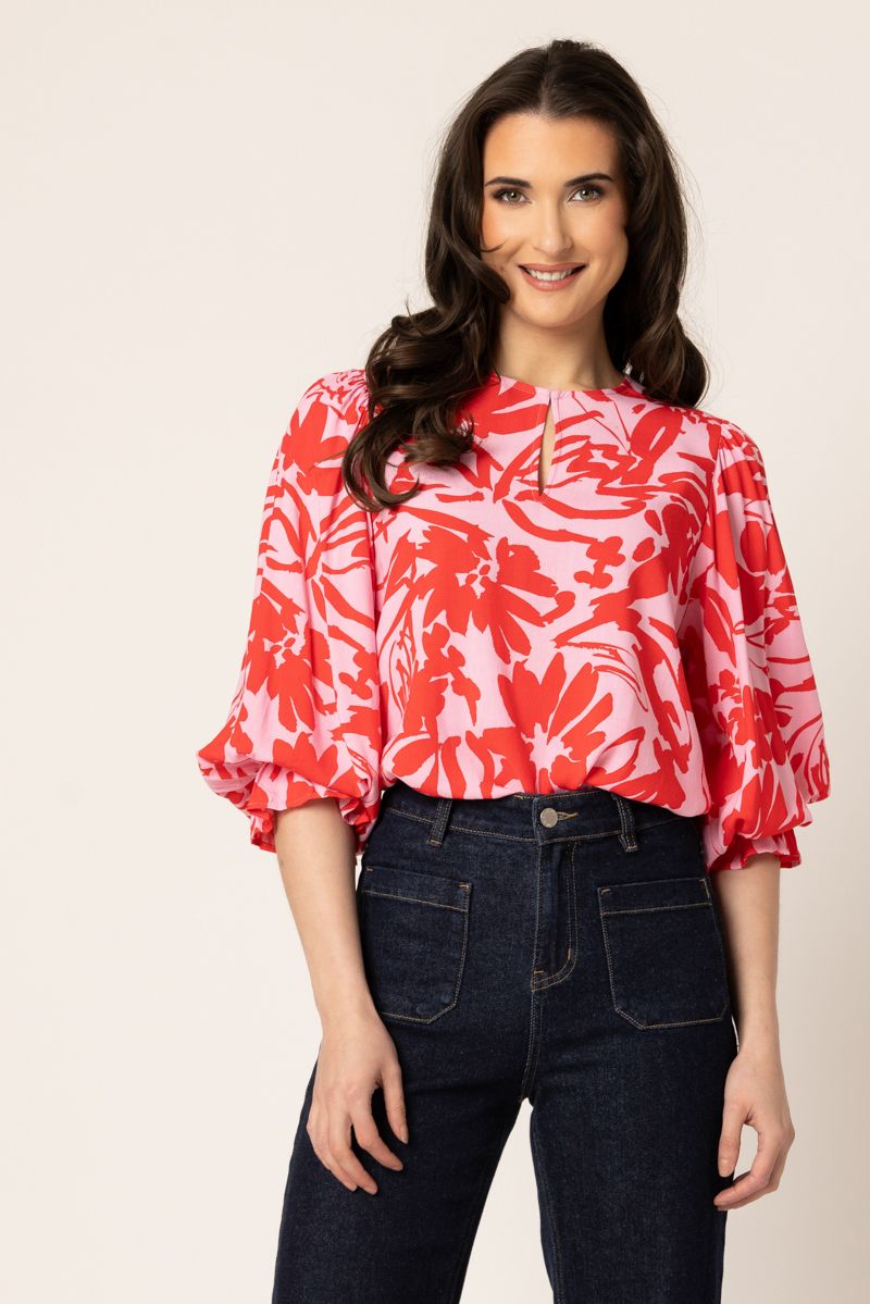 Fleur Top / Pink Lady