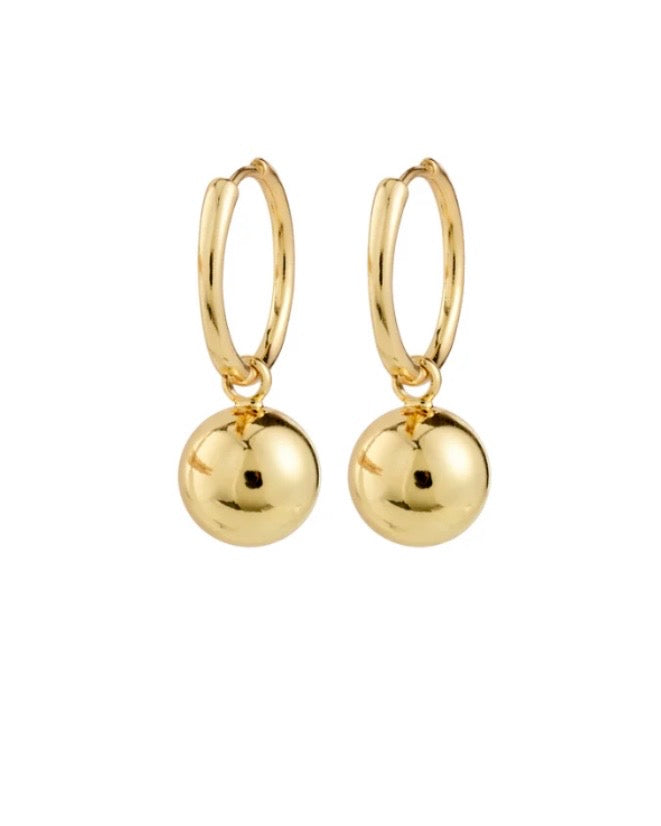 Air Hoop Earrings- Gold Plated