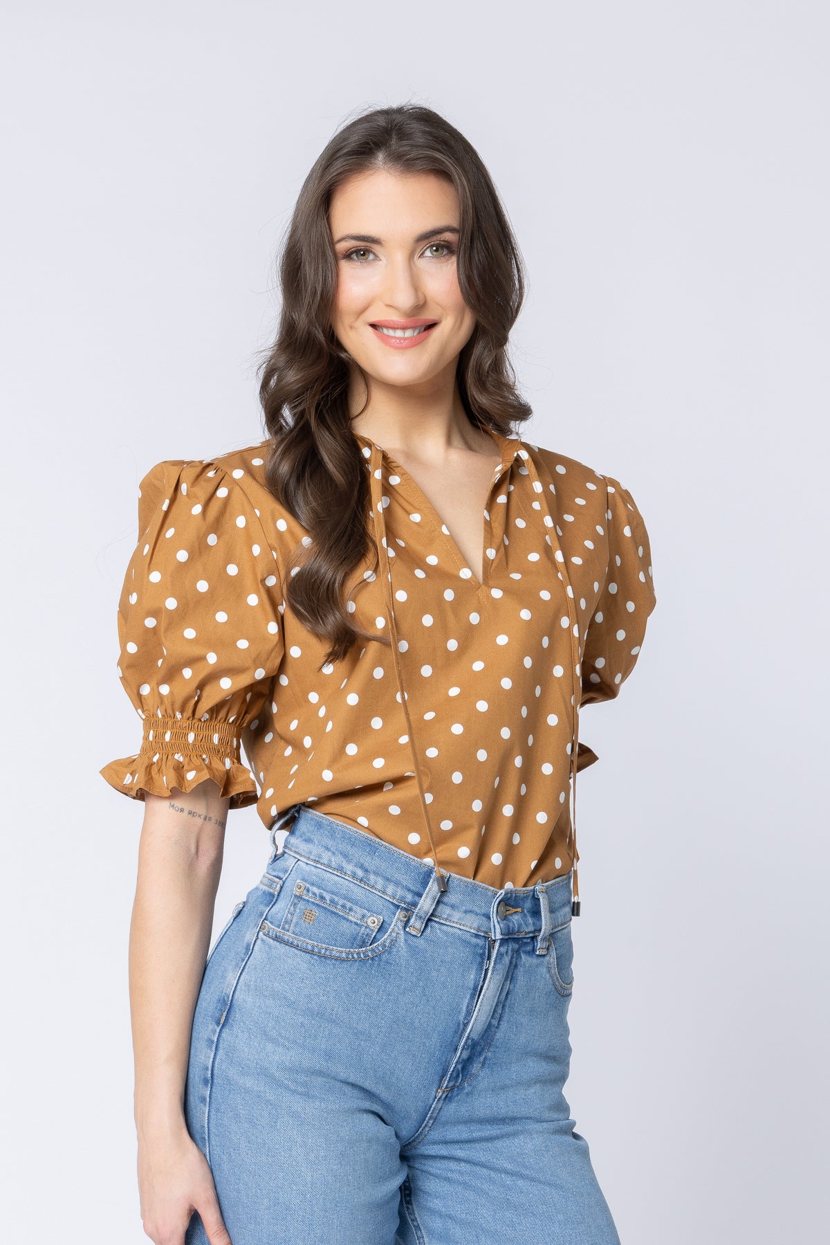 Honey Blouse / Cotton Caramel