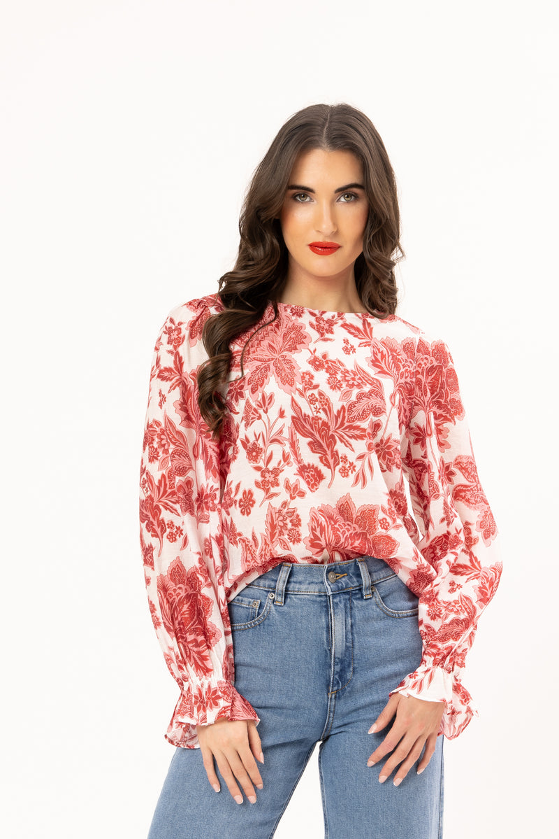 Patti Top / Lush Blush - Girl Next Door Fashion