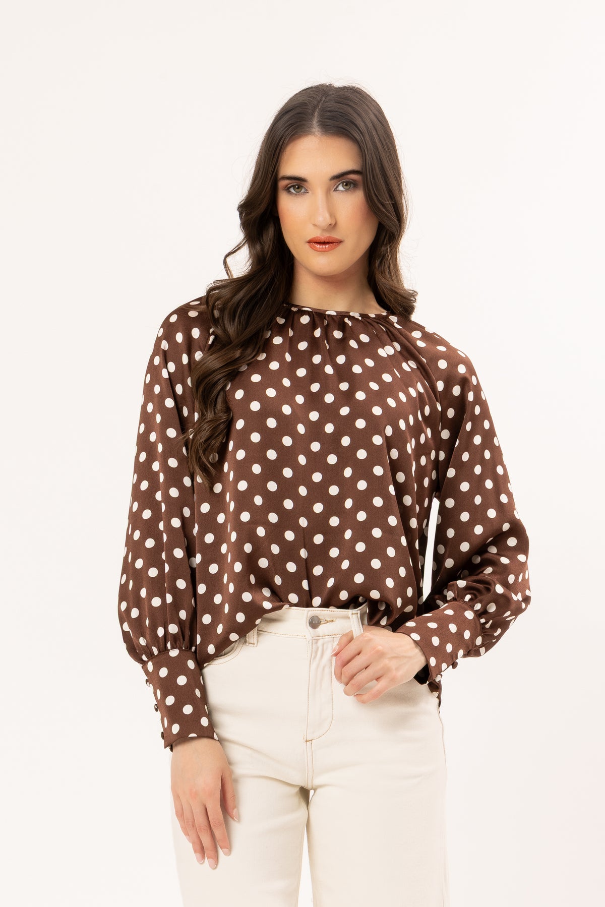 Centered Top / Walnut - Girl Next Door Fashion