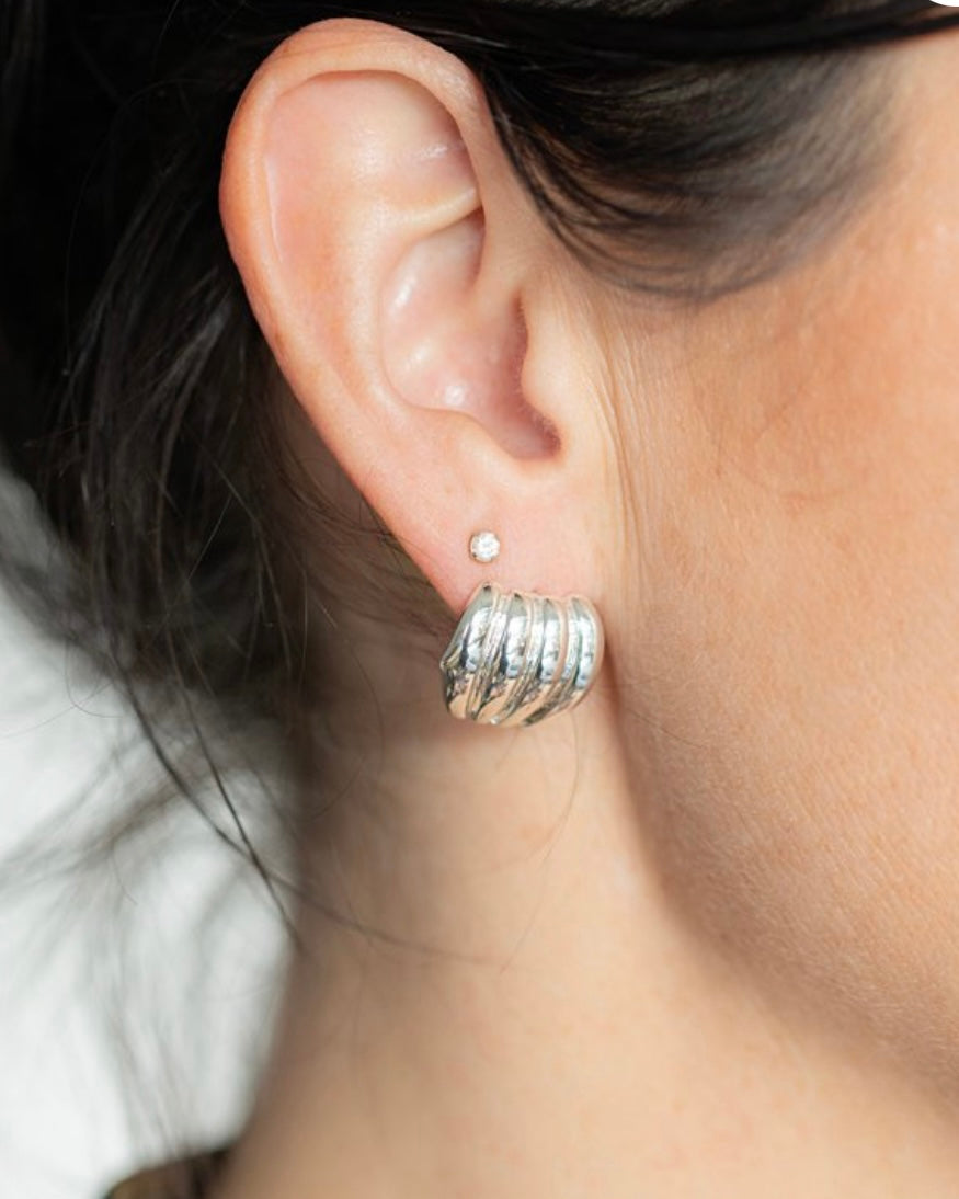 Fanfare Earring - Silver