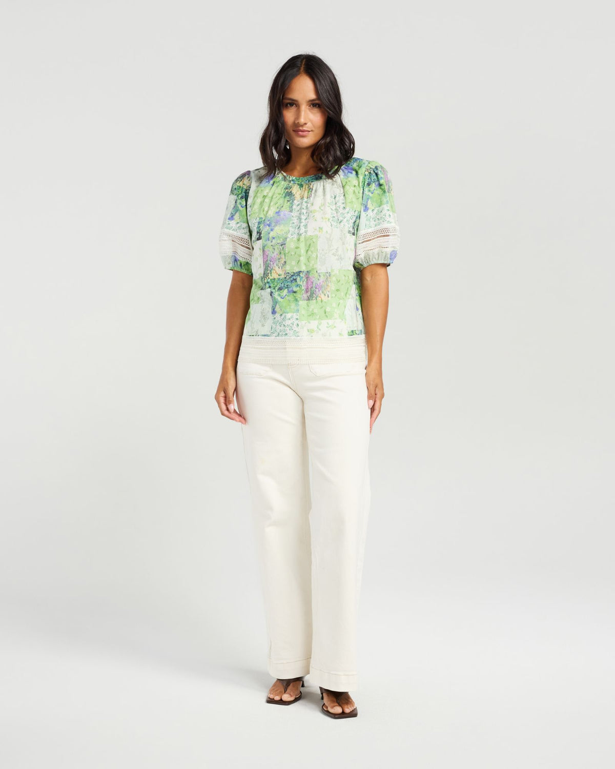 Paige Top / Botanical Patch