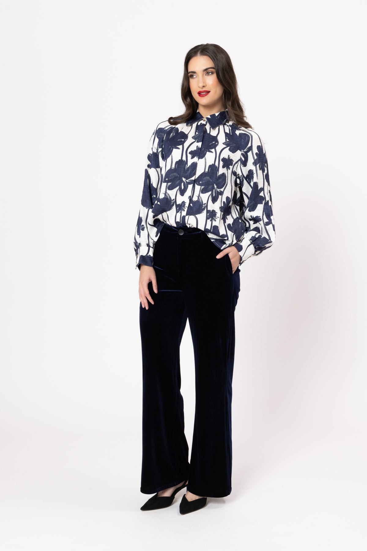 Lizzie Shirt / Navy Harmony