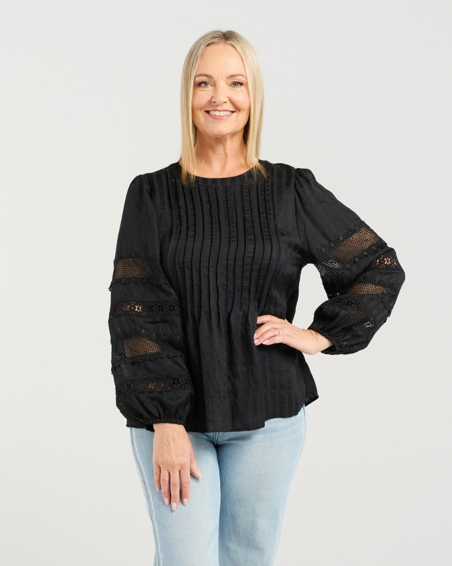 Fatima Top / black