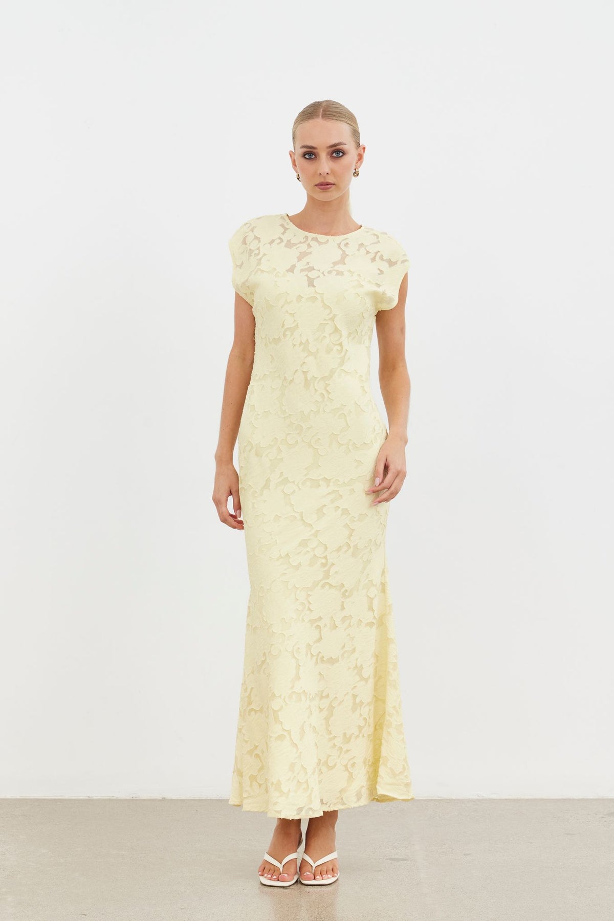 Amani Maxi Dress - Buttercream